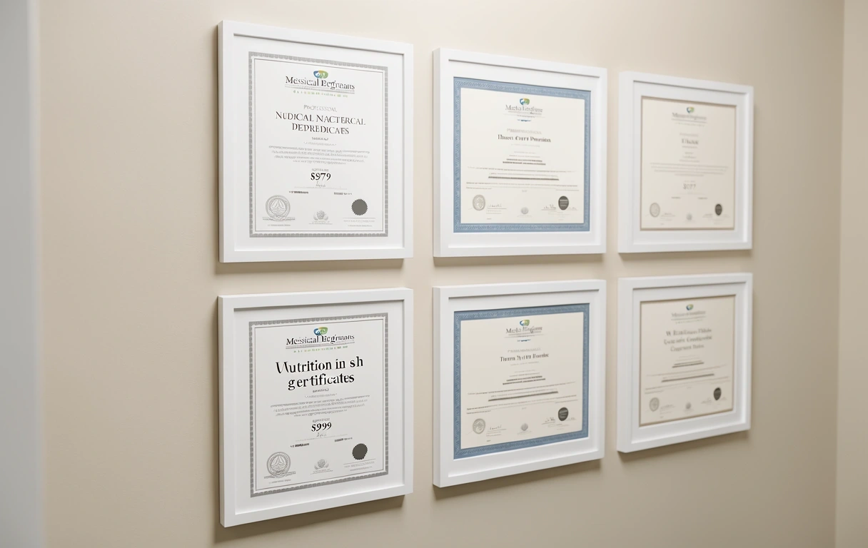 Kwalifikacje zawodowe NutriOnline